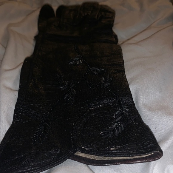 1950’s Elegant Glove Collection in Black, Brown, blue and Cream size 6 1/5 - Picture 5 of 14